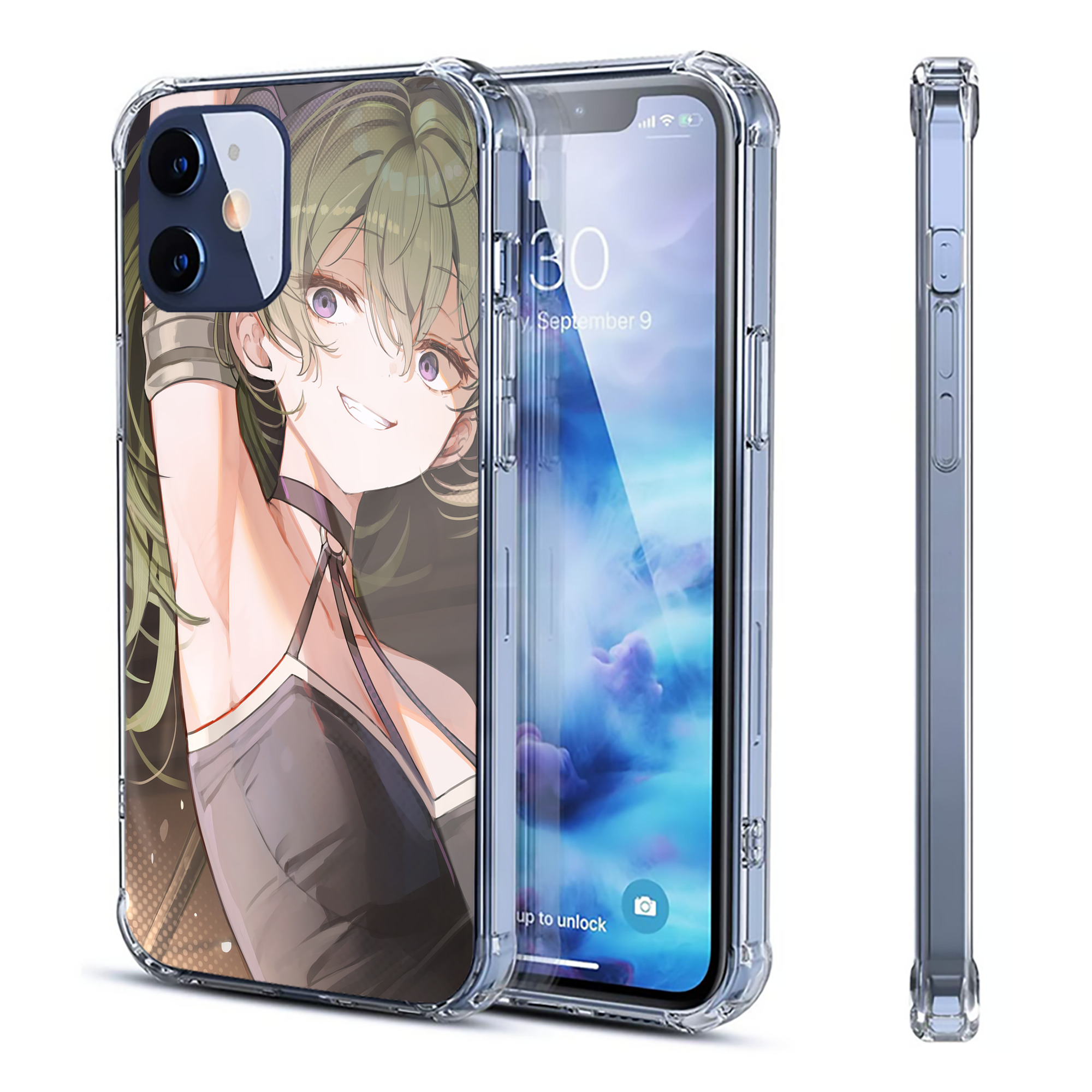 （画像用） 葬送のフリーレン Frieren 【iPhone 12シリーズ対応】透明スマホケース（クリアソフトケース）